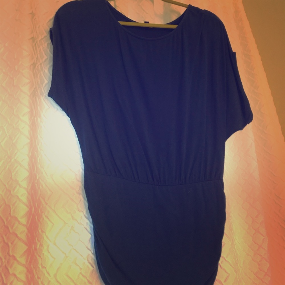 Express Rouched Shortsleeved Top